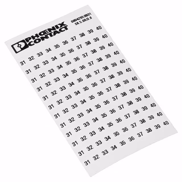 0804293:0031 Phoenix Contact  Strisce di marcatura per morsettiere